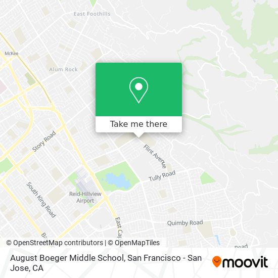 Mapa de August Boeger Middle School