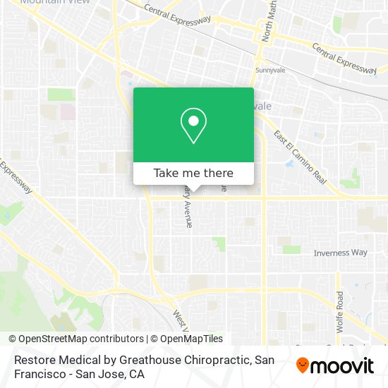 Restore Medical by Greathouse Chiropractic map