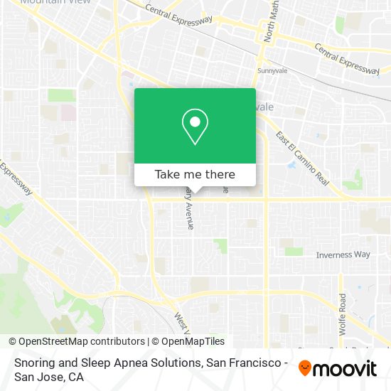 Snoring and Sleep Apnea Solutions map
