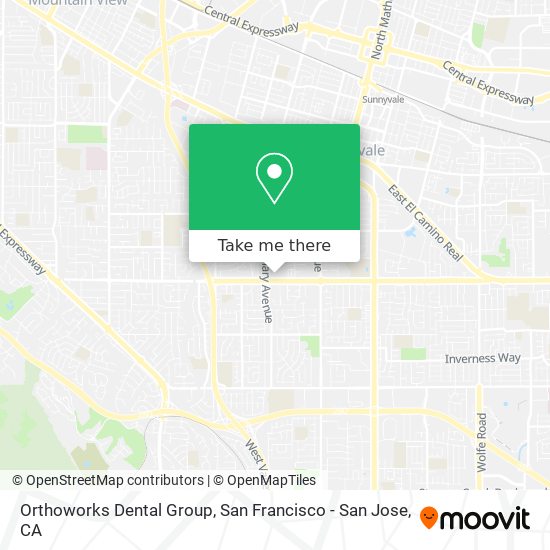 Mapa de Orthoworks Dental Group