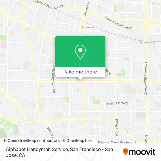 Alphabet Handyman Service map