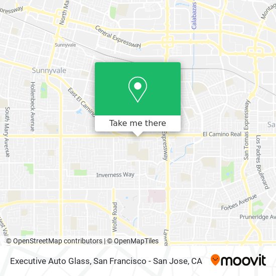 Executive Auto Glass map