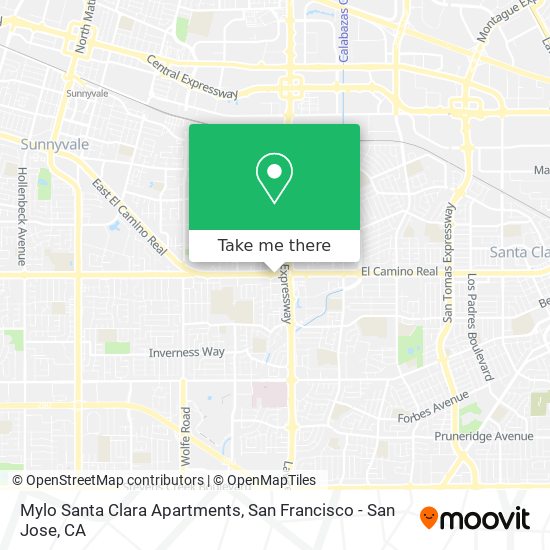 Mylo Santa Clara Apartments map