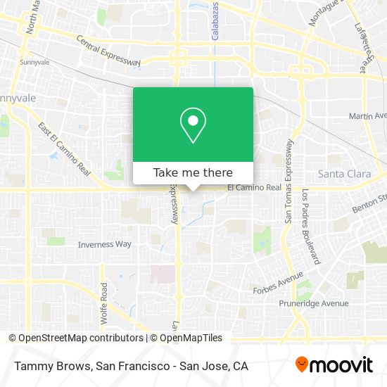 Tammy Brows map