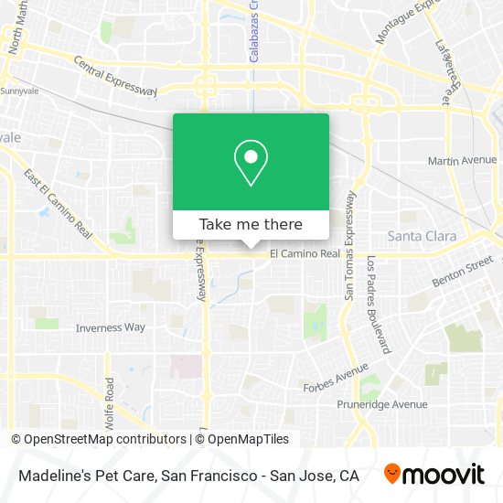 Madeline's Pet Care map