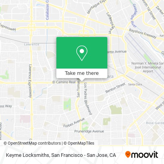 Keyme Locksmiths map