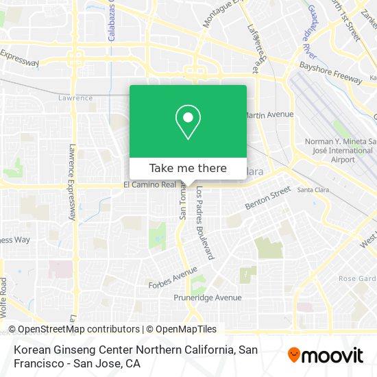 Korean Ginseng Center Northern California map