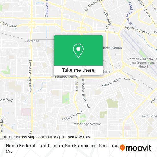 Hanin Federal Credit Union map