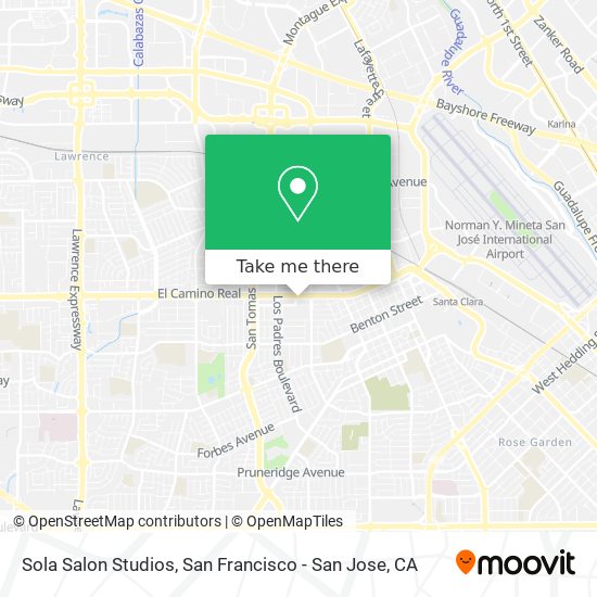 Mapa de Sola Salon Studios