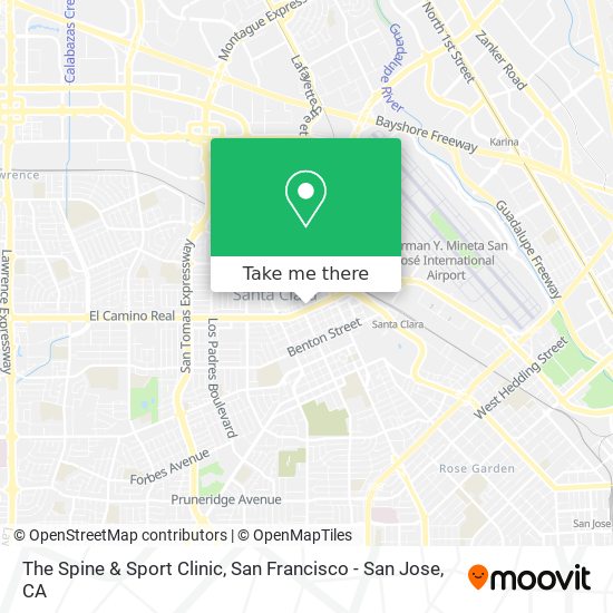 The Spine & Sport Clinic map