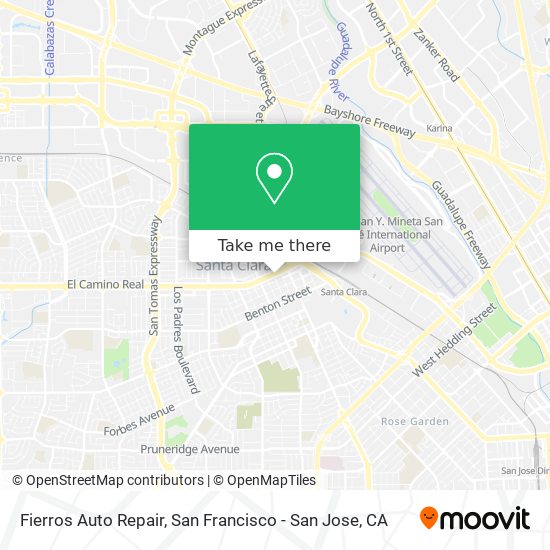 Mapa de Fierros Auto Repair