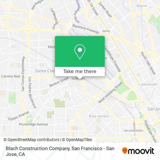 Blach Construction Company map