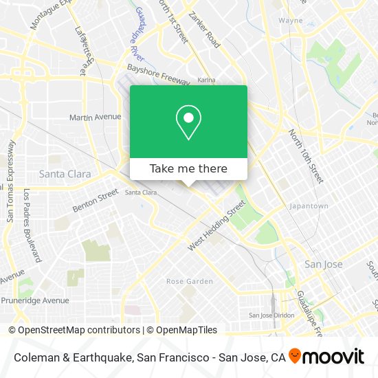 Coleman & Earthquake map