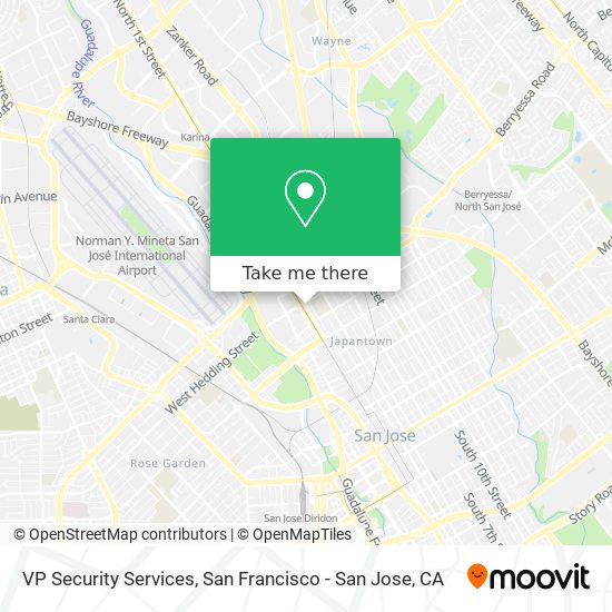 VP Security Services map