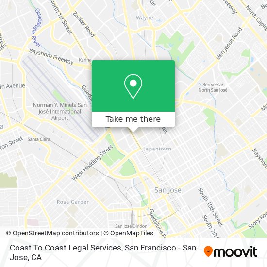 Coast To Coast Legal Services map