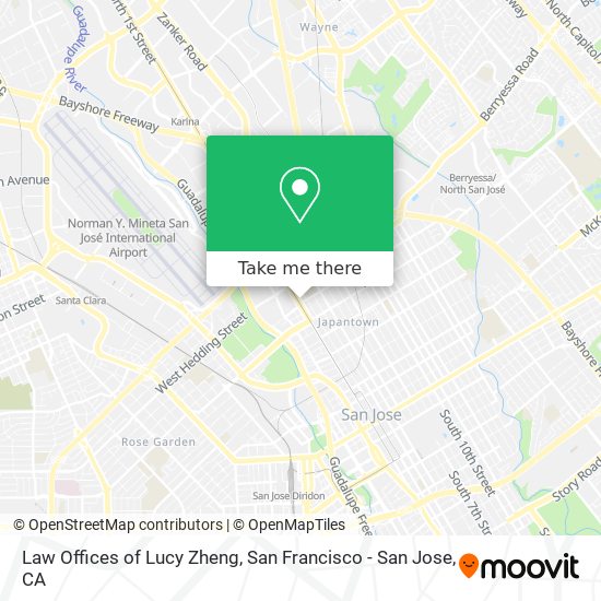 Law Offices of Lucy Zheng map