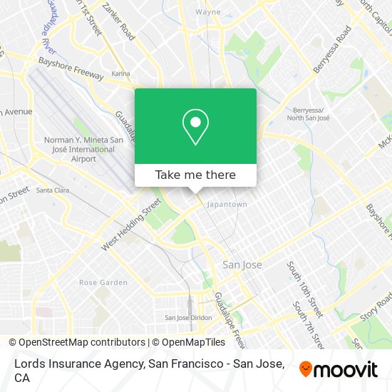 Lords Insurance Agency map