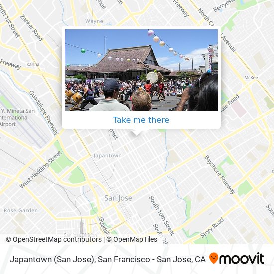 Mapa de Japantown (San Jose)