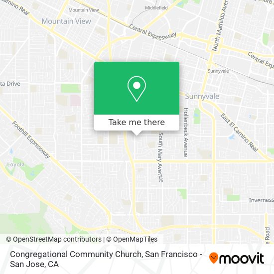 Mapa de Congregational Community Church