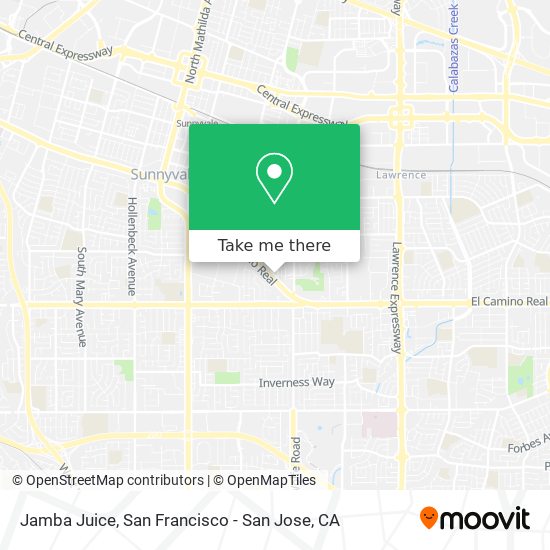 Jamba Juice map