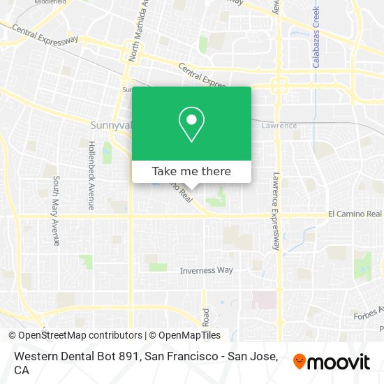 Western Dental Bot 891 map