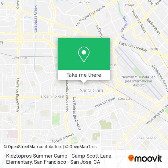 Kidztopros Summer Camp - Camp Scott Lane Elementary map