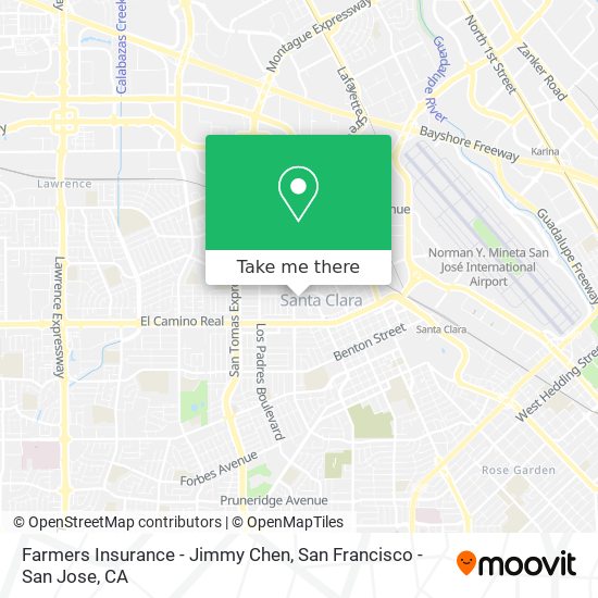 Mapa de Farmers Insurance - Jimmy Chen