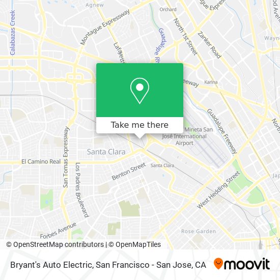 Mapa de Bryant's Auto Electric