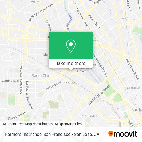 Mapa de Farmers Insurance