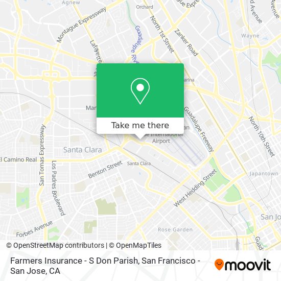 Farmers Insurance - S Don Parish map