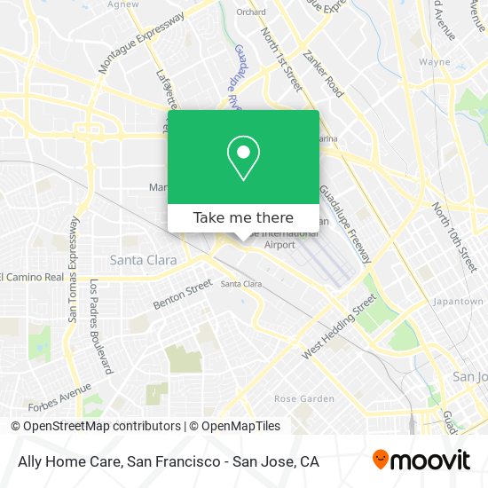 Ally Home Care map