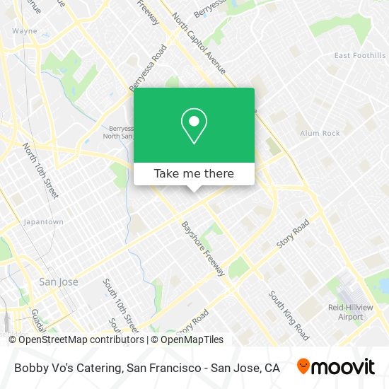 Bobby Vo's Catering map