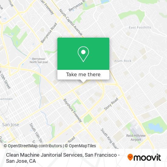 Clean Machine Janitorial Services map