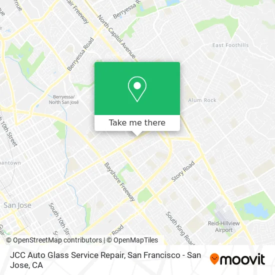 JCC Auto Glass Service Repair map
