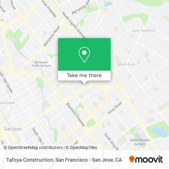 Mapa de Tafoya Construction