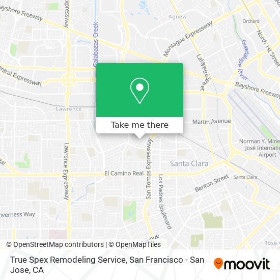 True Spex Remodeling Service map
