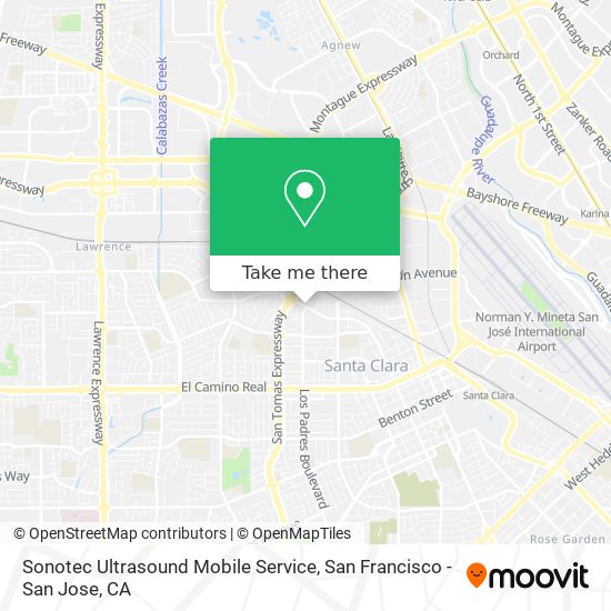 Sonotec Ultrasound Mobile Service map