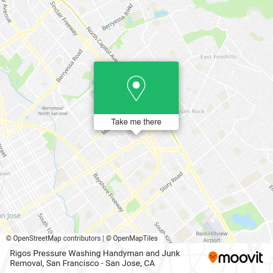 Rigos Pressure Washing Handyman and Junk Removal map