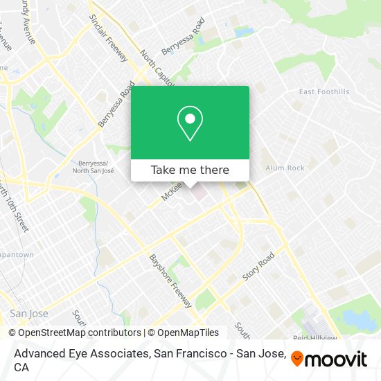 Advanced Eye Associates map