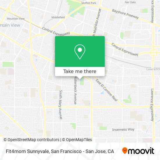 Mapa de Fit4mom Sunnyvale