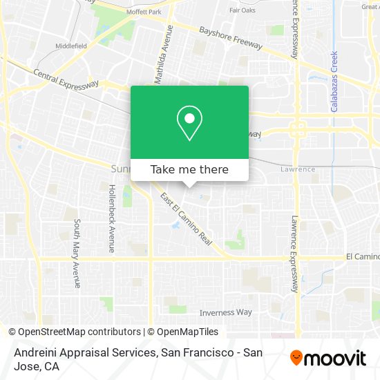 Andreini Appraisal Services map