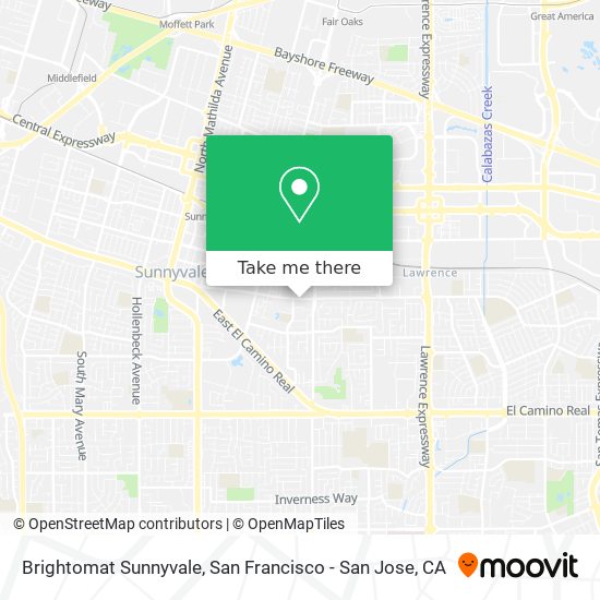 Mapa de Brightomat Sunnyvale