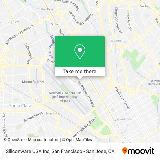 Mapa de Siliconware USA Inc