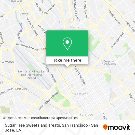 Sugar Tree Sweets and Treats map