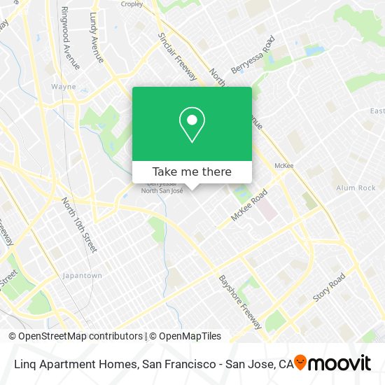 Linq Apartment Homes map