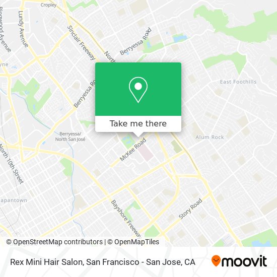 Mapa de Rex Mini Hair Salon