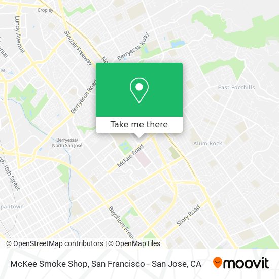 McKee Smoke Shop map