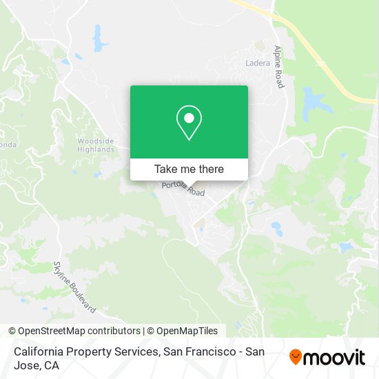 Mapa de California Property Services