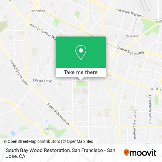 South Bay Wood Restoration map