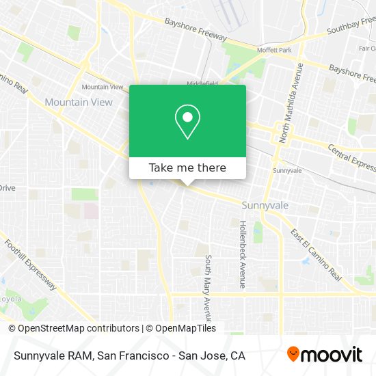 Mapa de Sunnyvale RAM